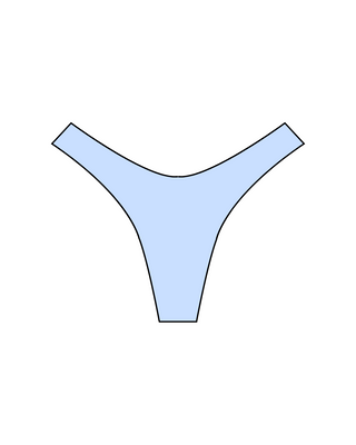 Custom High Leg Bikini Bottom