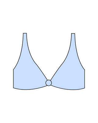 Custom Knotted Front Bikini Top