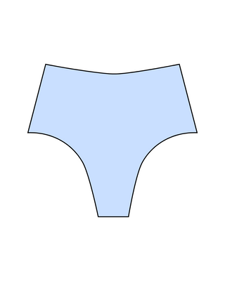 Custom High Waist Bikini Bottom